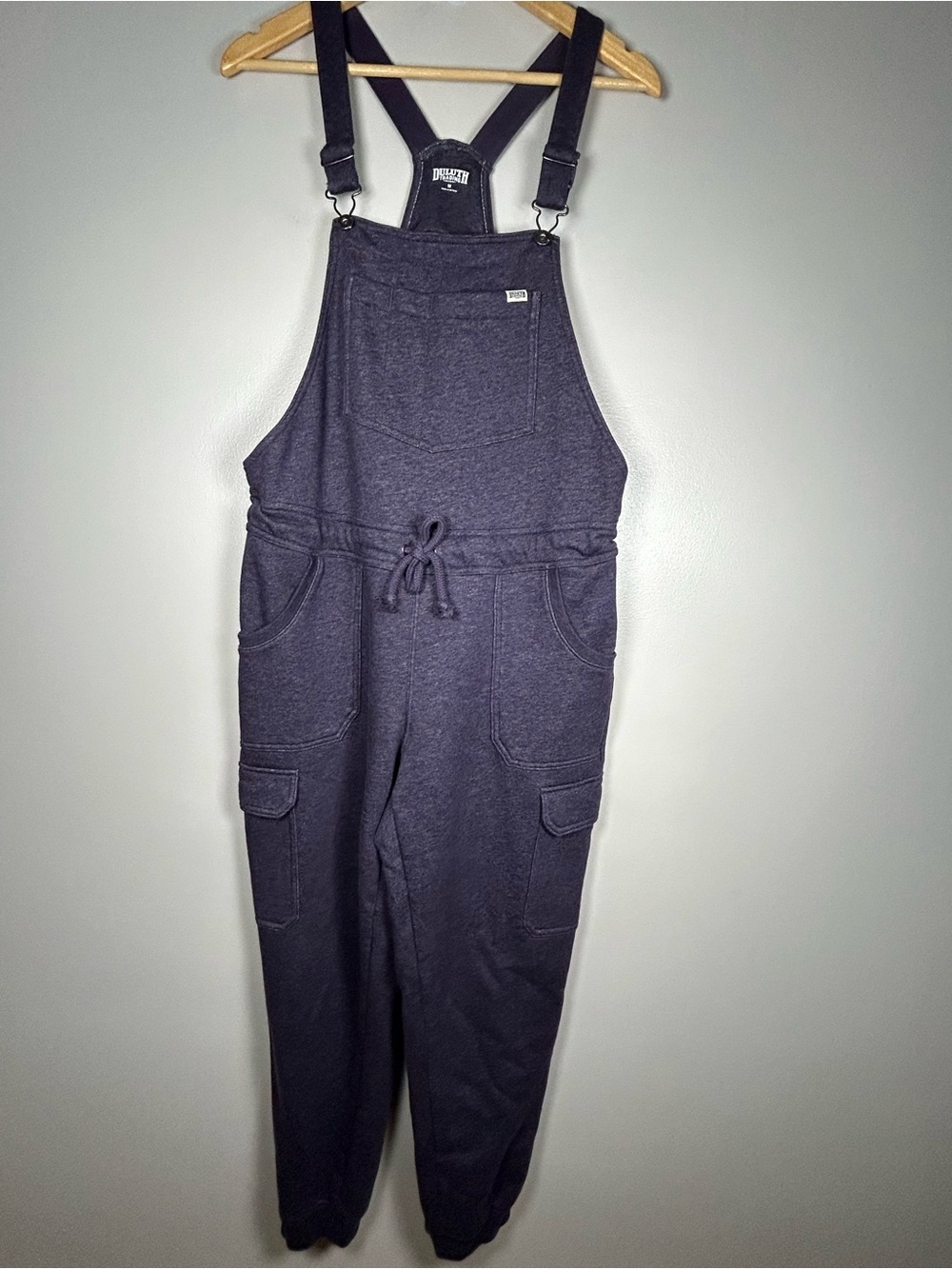 Duluth Trading Co Souped-Up Sweats Overalls Jogger M
